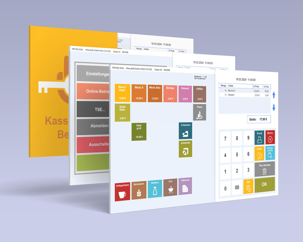 PECOS Kassensoftware, All in One Kasse